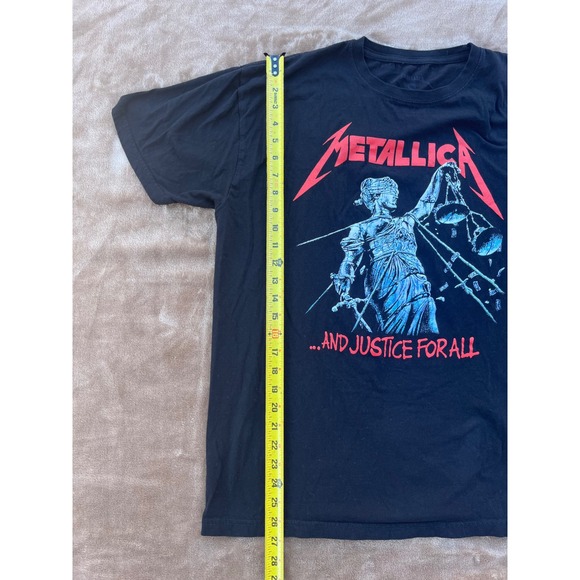 Metallica ...And Justice For All Band‎ T Shirt Graphic Print XL Black - Picture 5 of 5